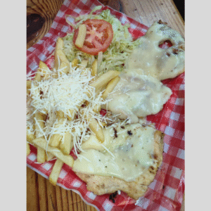 <B>PECHUGA MARINADA GRATINADA 300 GRAMOS</B>