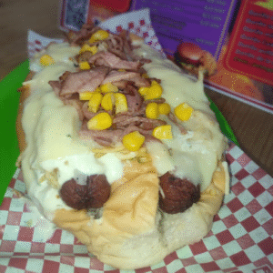 <B>PERRO GEMELO DOBLE SALCHICHA SENCILLO</b>