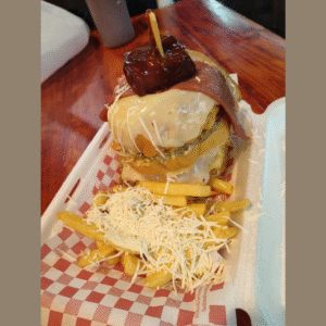 <b>HAMBURGUESA DOBLE CARNE O MIXTA</B>